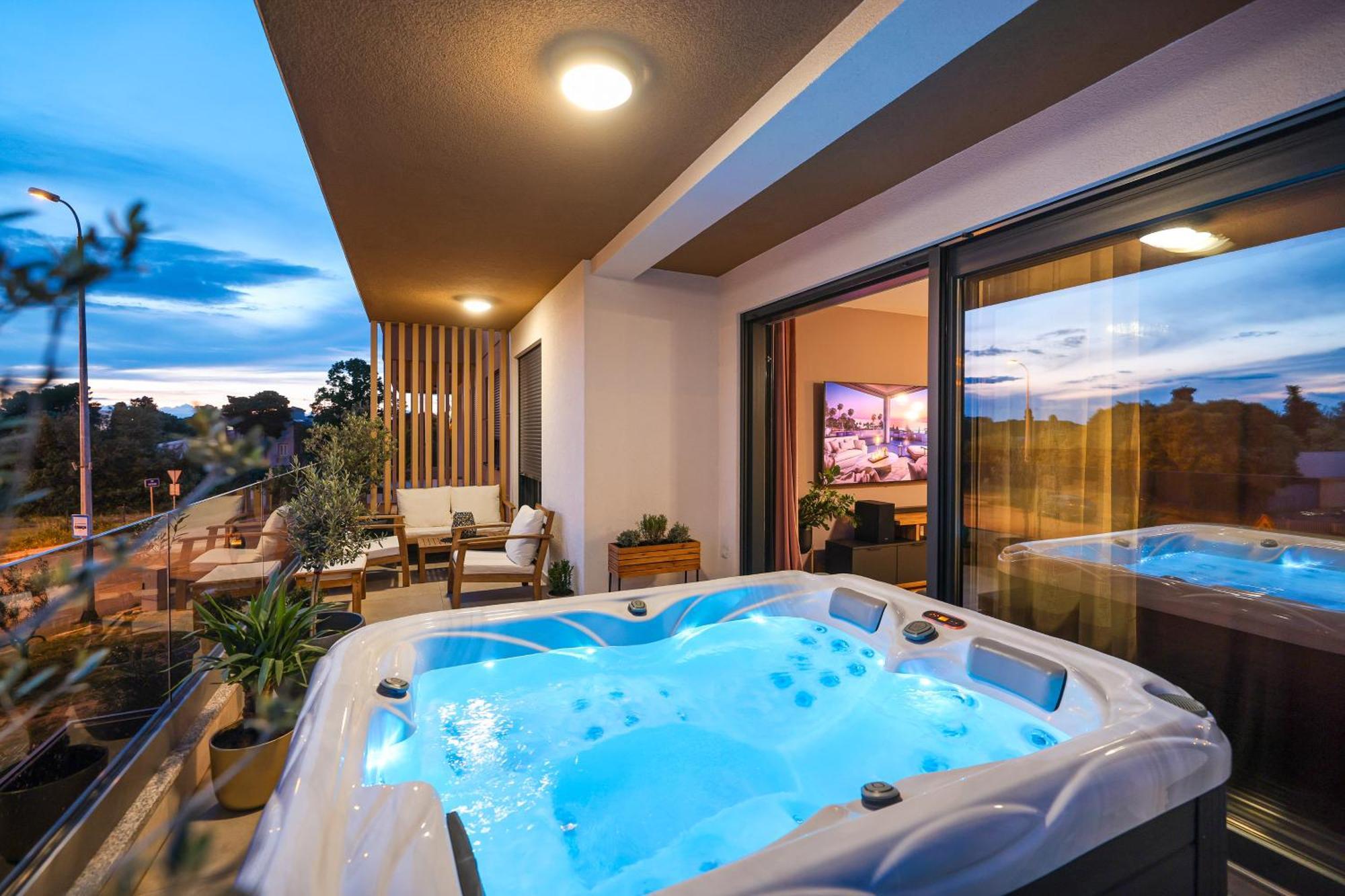 Luma Luxury Apartment With Jacuzzi Задар Экстерьер фото