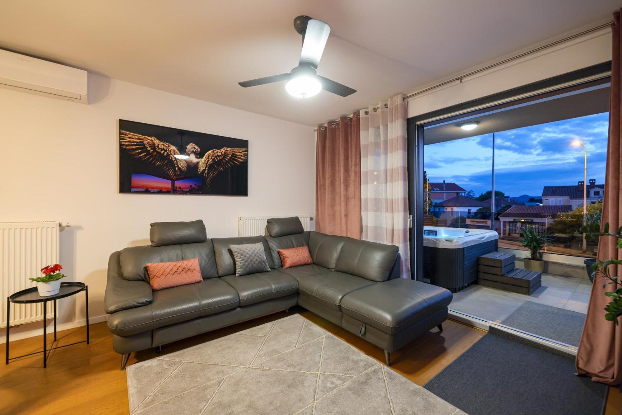 Luma Luxury Apartment With Jacuzzi Задар Экстерьер фото